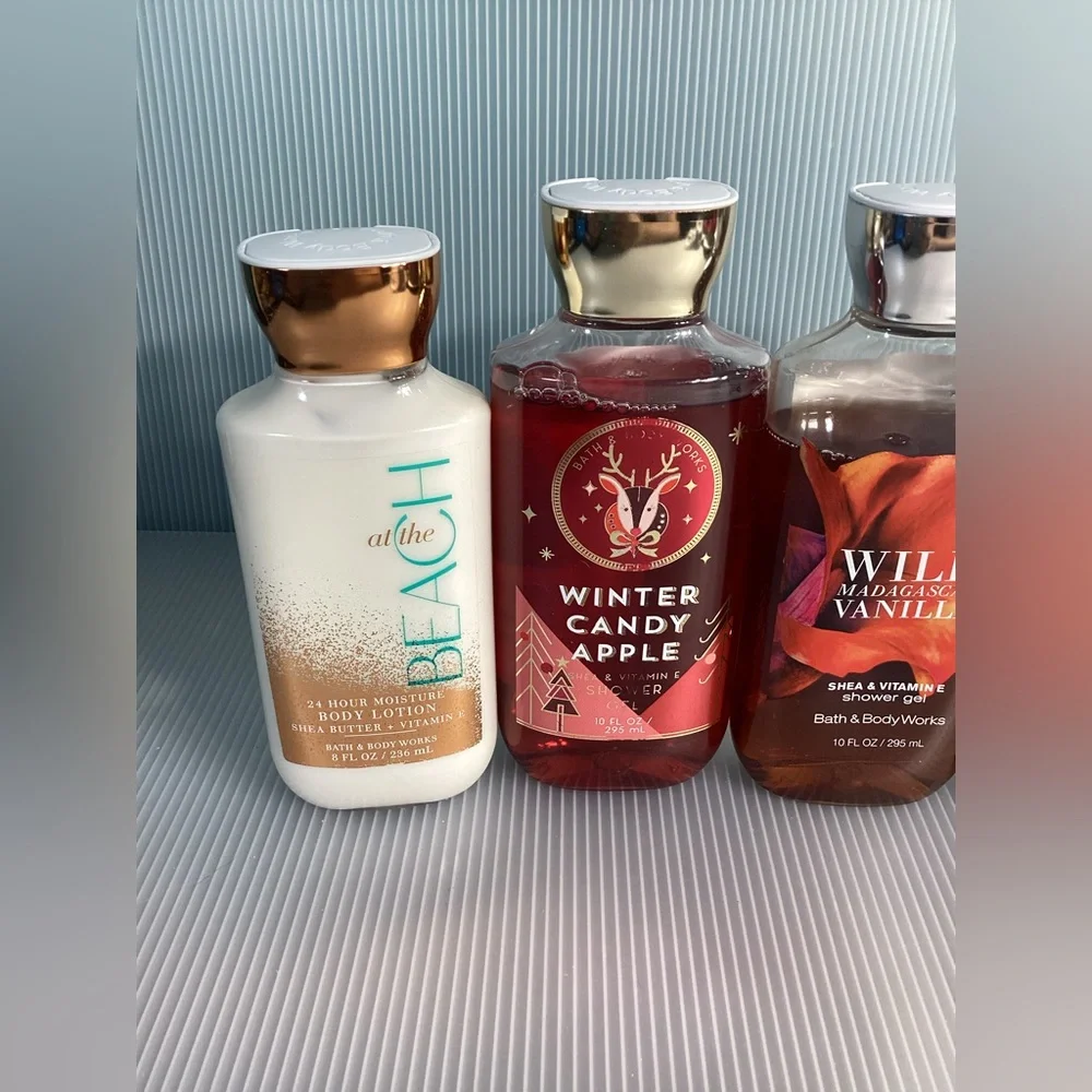 Set of Bath and Body Works Products (3 shower gels and 1 lotion)